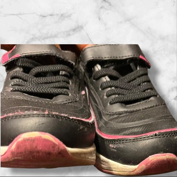 Fuse 53 Black & Pink Girls Athletic Sneakers Size 1 - Picture 3 of 13
